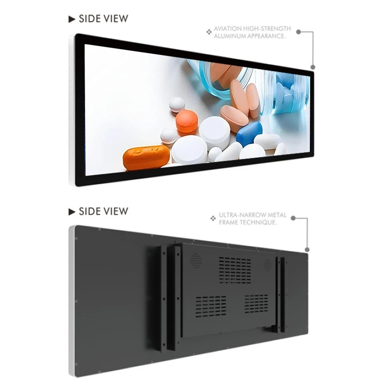 36.2 Inch LCD Bar Display Double Face Screen Manufacturer high quality