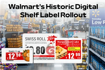 การเปิดตัวฉลากชั้นวางดิจิทัลอันเก่าแก่ของ Walmart