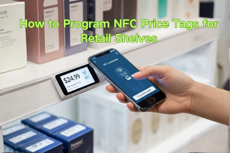 วิธีตั้งโปรแกรมป้ายราคา NFC สำหรับชั้นวางขายปลีก